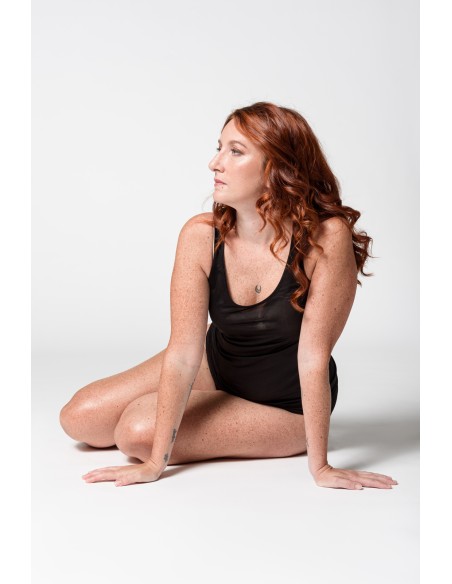 CANOTTA IN PURA SETA SPALLA LARGA