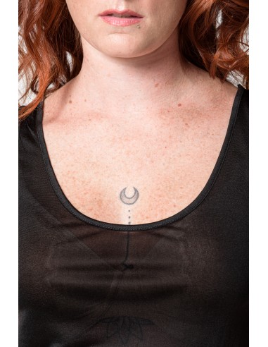 CANOTTA IN PURA SETA SPALLA LARGA