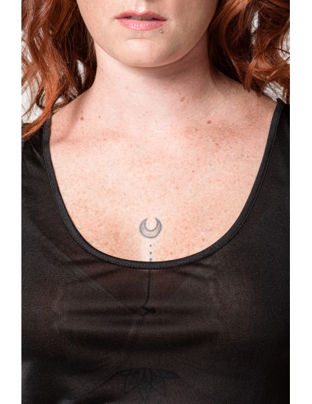 CANOTTA IN PURA SETA SPALLA LARGA