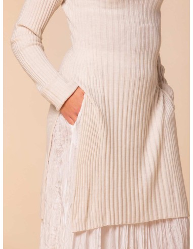 MAXI PULL KIMONO IN 100% LANA MERINO "GLORIA"