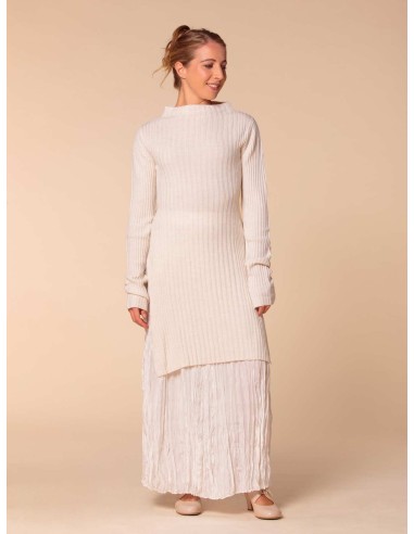 MAXI PULL KIMONO IN 100% LANA MERINO "GLORIA"