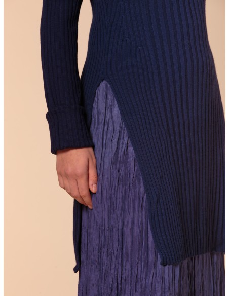 MAXI PULL KIMONO IN 100% LANA MERINO "GLORIA"