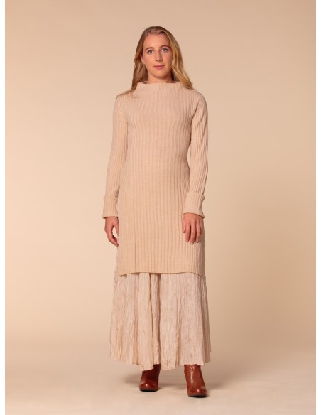 MAXI PULL KIMONO IN 100% LANA MERINO "GLORIA"