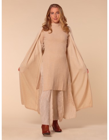 MAXI PULL KIMONO IN 100% LANA MERINO "GLORIA"