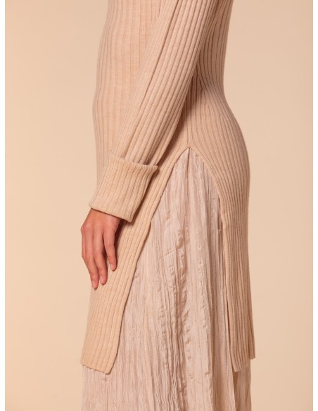 MAXI PULL KIMONO IN 100% LANA MERINO "GLORIA"