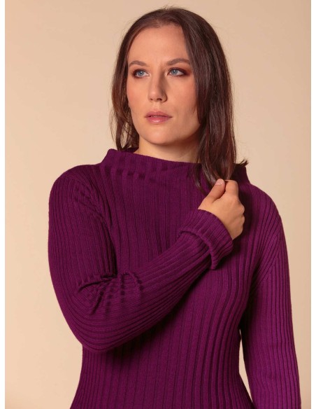 MAXI PULL KIMONO IN 100% LANA MERINO "GLORIA"