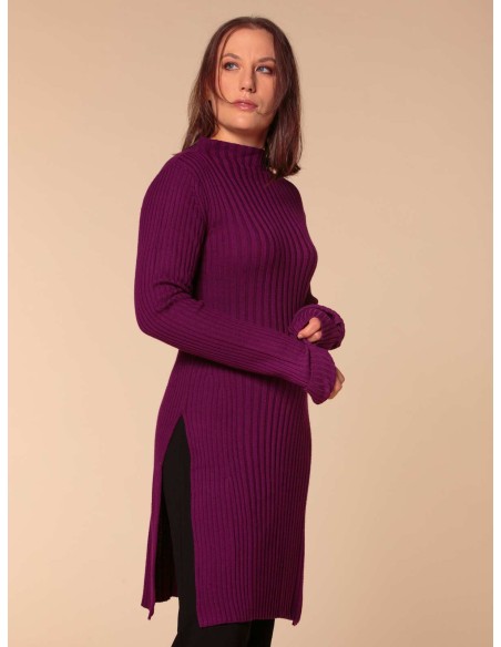 MAXI PULL KIMONO IN 100% LANA MERINO "GLORIA"