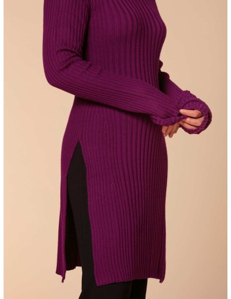 MAXI PULL KIMONO IN 100% LANA MERINO "GLORIA"