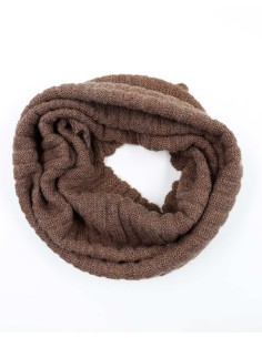 SCALDACOLLO MORBIDO IN BABY ALPACA - MARRONE 2