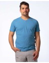 T-SHIRT UOMO SCOLLO V IN CANAPA