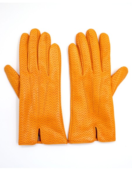 GUANTO IN PELLE E CASHMERE DONNA "POINTELLE"