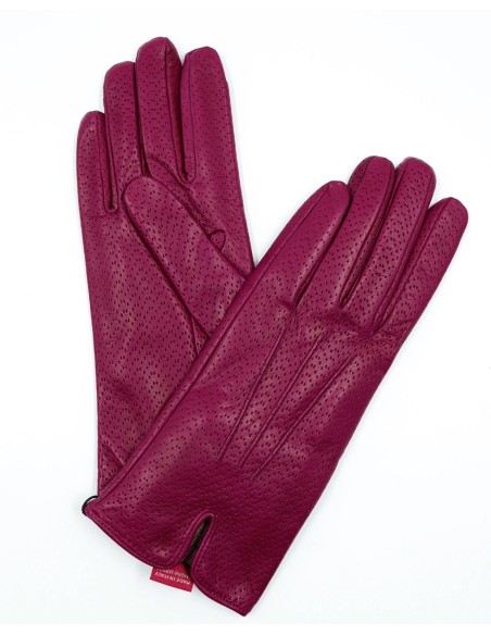 GUANTO IN PELLE E CASHMERE DONNA "POINTELLE"