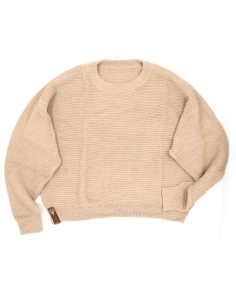 MAGLIONE IN ALPACA FATTO A MANO  FAIRTRADE - BEIGE 2
