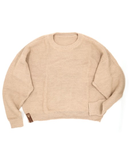 MAGLIONE IN ALPACA FATTO A MANO  FAIRTRADE