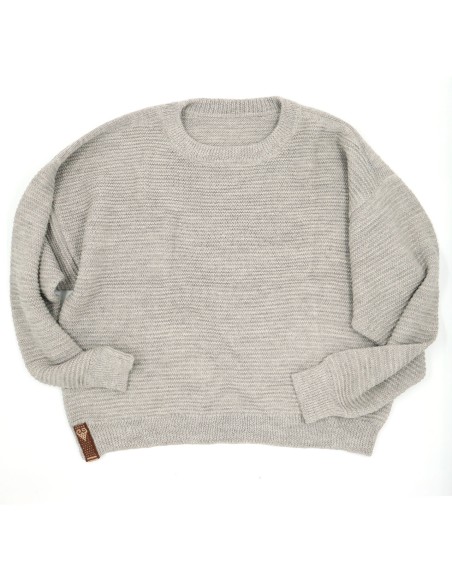 MAGLIONE IN ALPACA FATTO A MANO  FAIRTRADE