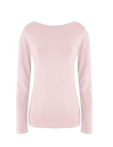 MAGLIA BASIC MANICA LUNGA IN BAMBU'