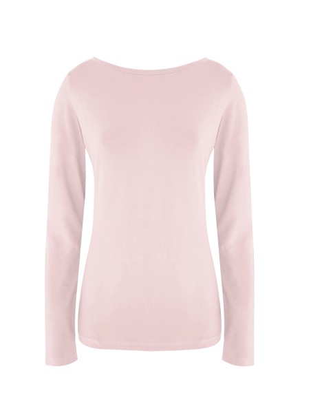 MAGLIA BASIC MANICA LUNGA IN BAMBU'