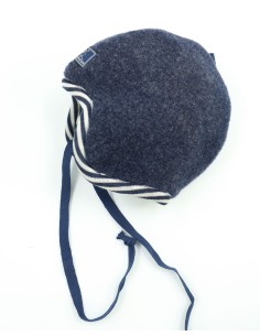 BERRETTO IN PILE DI LANA BABY "MINI" - NAVY