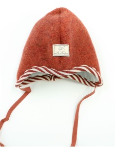 BERRETTO IN PILE DI LANA BABY "MINI" - RAME