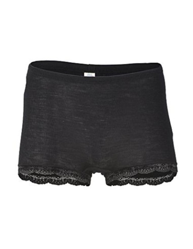 PANTY IN LANA SETA CON PIZZO