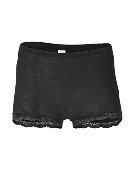 PANTY IN LANA SETA CON PIZZO