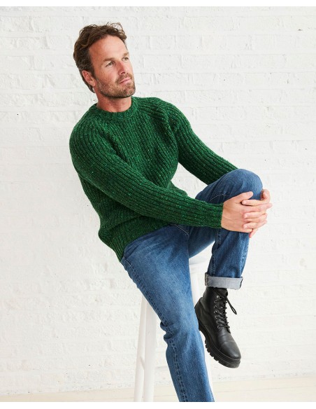 MAGLIONE DONEGAL IRLANDESE A COSTE