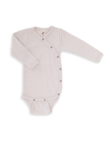 BODY NASCITA IN LANA-SETA INCROCIATO