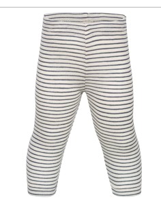 LEGGINGS BABY LANA-SETA RIGHE - PRUGNA 2