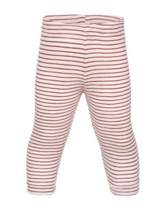 LEGGINGS BABY LANA-SETA RIGHE - PRUGNA