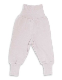 PANTALONI BABY IN LANA SETA - LILLA