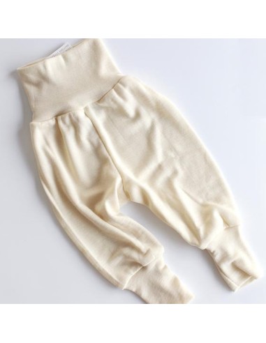 PANTALONI BABY IN LANA SETA