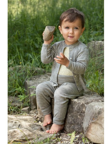 PANTALONI BABY IN LANA SETA