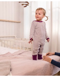 TUTINA IN LANA SETA RIGHE - PRUGNA 2