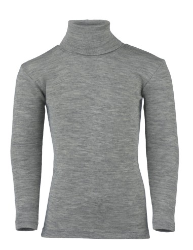 Maglia collo alto termica per bambini in lana e seta - Engel - Lizè Na