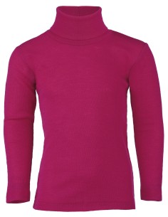 Maglia collo alto termica per bambini in lana e seta - Engel - Lizè Na