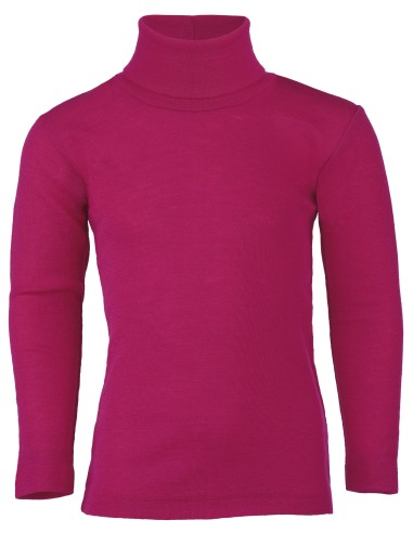 Maglia collo alto termica per bambini in lana e seta - Engel - Lizè Na