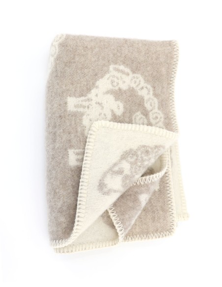 COPERTINA NEONATO IN 100% LANA MERINO 70x90 CM "PECORELLA"