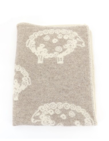 COPERTINA NEONATO IN 100% LANA MERINO 70x90 CM...