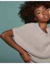 PULL SMANICATO IN 100% BABY ALPACA "AUBE"