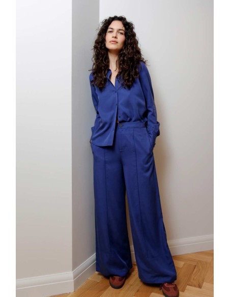 PANTALONI A PALAZZO IN 100% LYOCELL "MARIE"