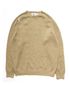 MAGLIONE SCOZZESE UOMO IN LANA D'AGNELLO SUPERFINE - BEIGE