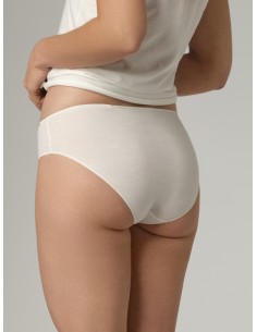SLIP IN COTONE BIOLOGICO EXTRAFINE "RIO" - BIANCO 2