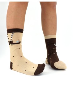 CALZINI IN BAMBU' "ELFO" - BEIGE 2