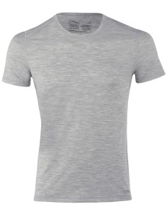 T-SHIRT TERMICA IN LANA-SETA PER LO SPORT UOMO - NERO 2