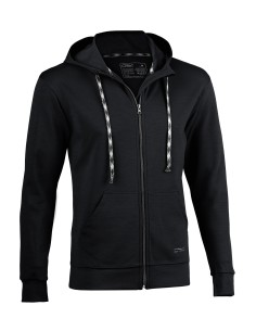 FELPA TERMICA UOMO IN LANA-SETA SPORT - NERO