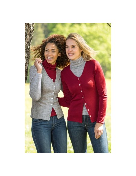 CARDIGAN DONNA IN LANA-SETA 