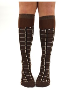 CALZINI IN BAMBU' LUNGHI "CIOCCOLATA" - MARRONE