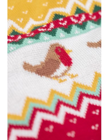 CARDIGAN NATALIZIO IN COTONE BIOLOGICO GOTS...