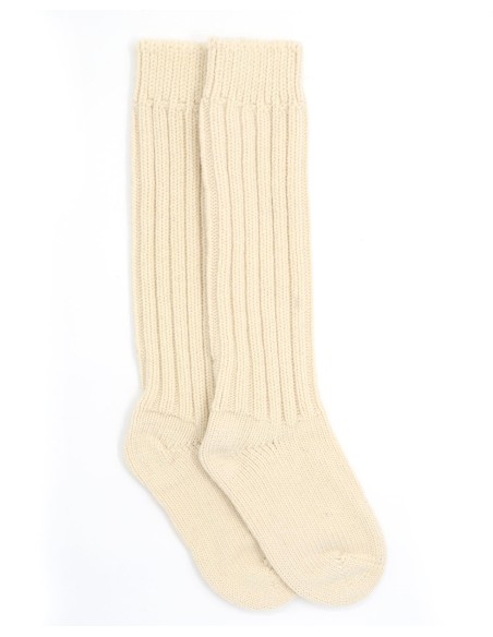 CALZINO LUNGO IN 100% LANA A TRICOT GROSSO "EXTRA"