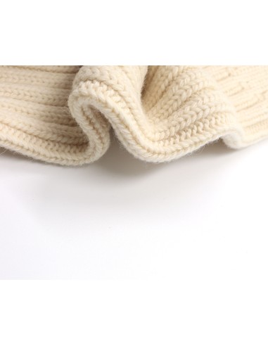 CALZINO LUNGO IN 100% LANA A TRICOT GROSSO "EXTRA"